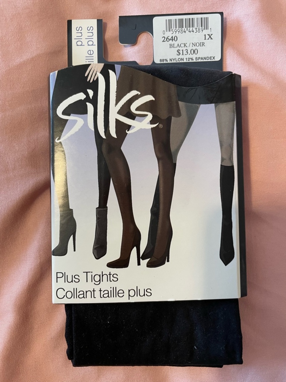 Plus Size Black Tights - 1X